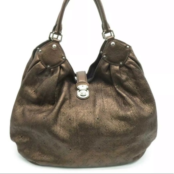 Auth Louis Vuitton LV Mahina L Monogram Bronze - Picture 3 of 14